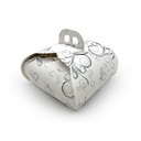 CAJA TARTA FLORAL 28X28 CM PQT-50