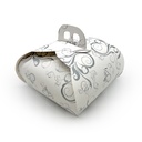 CAJA TARTA FLORAL 32X32 CM PQT-50